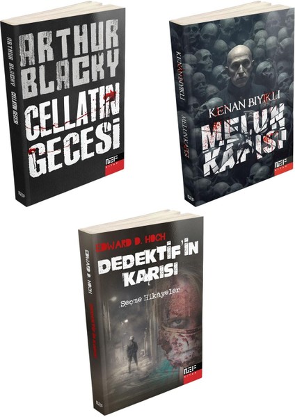 Nef Kitap Gerilim Polisiye Roman Seti - 3 Kitap