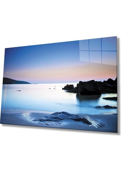 Marsilyan- Mavi Manzara Cam Tablo