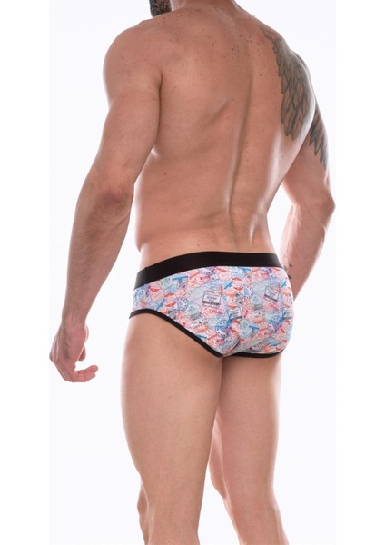 Erkek Desenli Slip