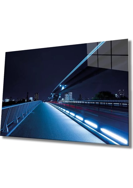 Marsilyan- Şehir Manzaralı Cam Tablo Urban Area View