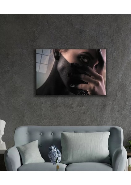 Marsilyan- Kadın Gizli Bakış Parmak Arası Cam Tablo fiyatları