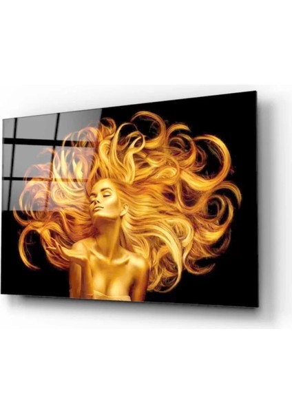 Marsilyan- Kadın Cam Tablo