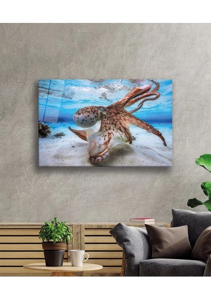 Marsilyan- Ahtapot Sualtı Cam Tablo fiyatları