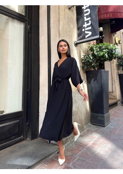 Ayrobin Midi Elbise