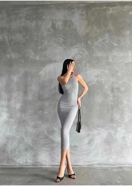 Halter Elbise