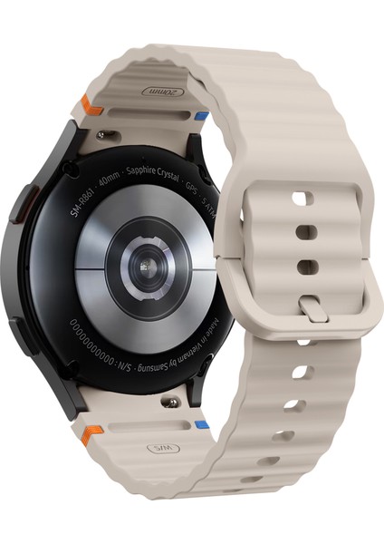 Samsung Galaxy Watch 4/5/6/7/fe/40/40/44 Classic 42/43/46/47MM Uyumlu Kordon Terleme Yaptırmaz Silikon indirimleri