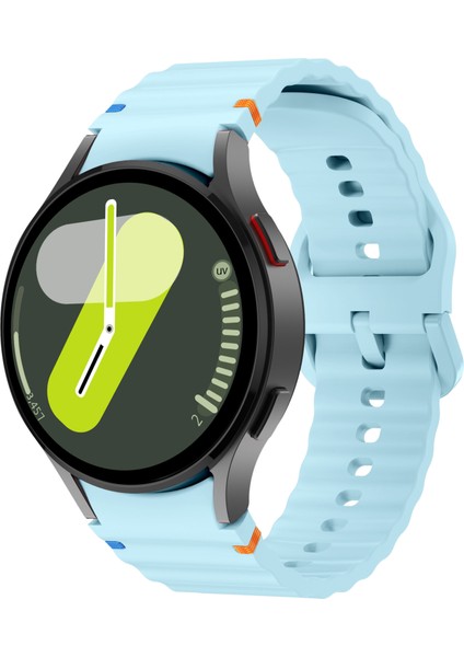Samsung Galaxy Watch 4/5/6/7/fe/40/40/44 Classic 42/43/46/47MM Uyumlu Kordon Terleme Yaptırmaz Silikon