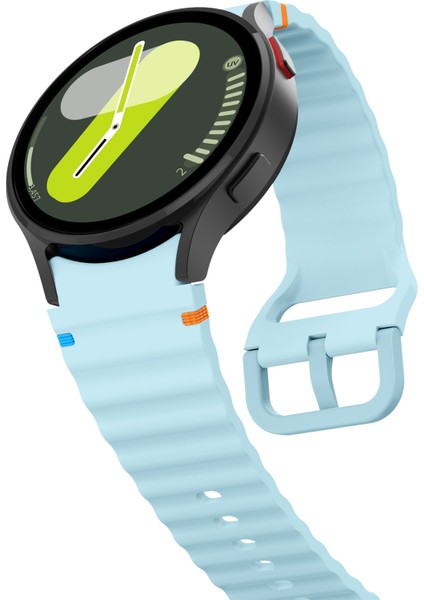 Samsung Galaxy Watch 4/5/6/7/fe/40/40/44 Classic 42/43/46/47MM Uyumlu Kordon Terleme Yaptırmaz Silikon fiyatları