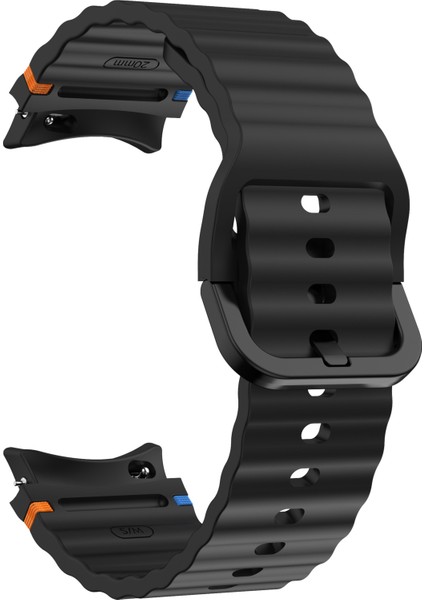 Samsung Galaxy Watch 4/5/6/7/fe/40/40/44 Classic 42/43/46/47MM Uyumlu Kordon Terleme Yaptırmaz Silikon fırsatları