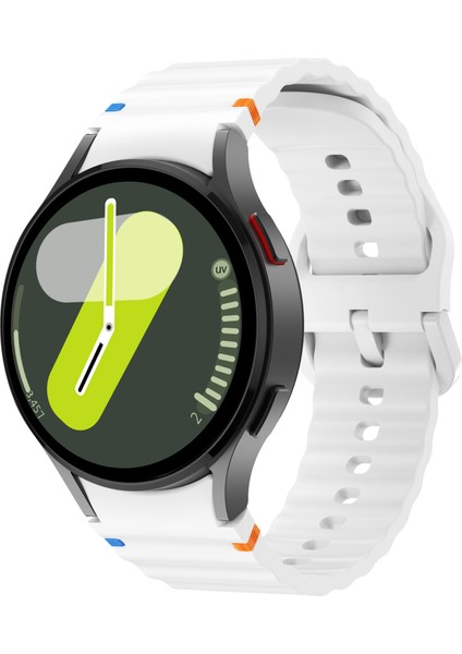 Samsung Galaxy Watch 4/5/6/7/fe/40/40/44 Classic 42/43/46/47MM Uyumlu Kordon Terleme Yaptırmaz Silikon