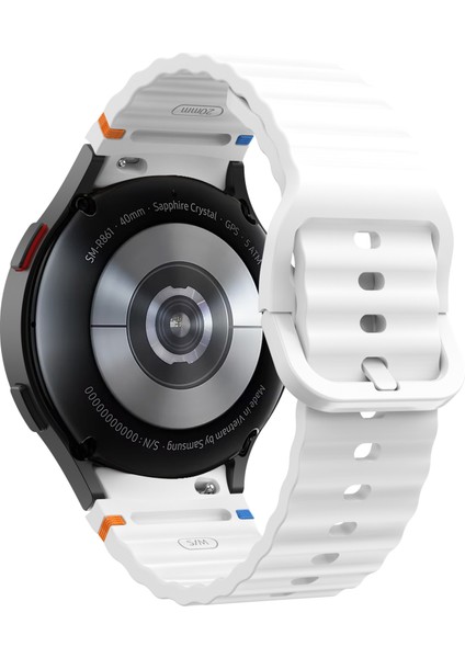 Samsung Galaxy Watch 4/5/6/7/fe/40/40/44 Classic 42/43/46/47MM Uyumlu Kordon Terleme Yaptırmaz Silikon fırsatları