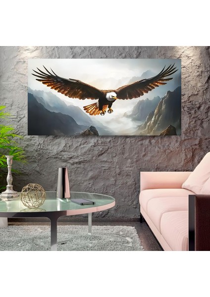 Kartal Panoramik Kanvas Tablo