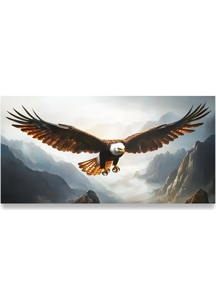 Kartal Panoramik Kanvas Tablo