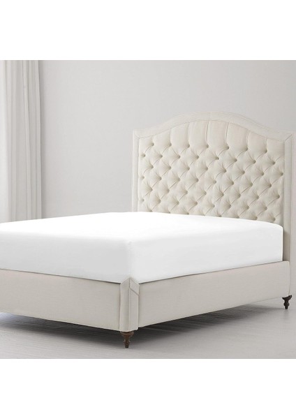 Lastikli %100 Pamuk Penye Çarşaf 120X200 Ara Boy