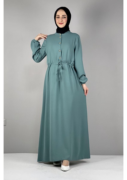 B Bsma Moda Çizgi Tesettür Elbise