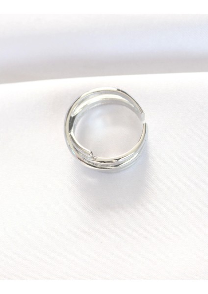 Kalın Silver Renk Ayarlanabilir Yüzük - TJ-BYK3102 fiyatları