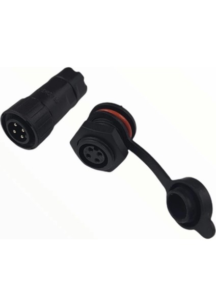 16MM Su Geçirmez Konnektor Şase Seyyar Takım 4p (IC-266M) (4887)