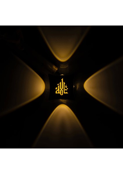 3000K Allah Dekoratif LED Duvar Aplik (4887)