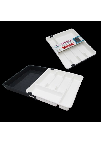 Kayar Kaşıklık Ayarlanabilir Çekmece Içi 48X28,5CM (4887)