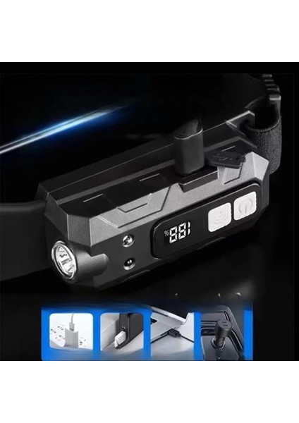 Sensörlü Cob Xpg LED Kafa Lambası WT-066