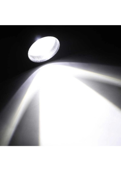 Ultra Çift Yönlü Güçlü Pilli LED El Feneri 2000 Lümen 6W Cob LED Su Geçirmez Zoomlu 3 Modlu