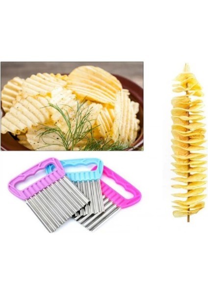 Chips Chopper Şekilli Sebze ve Meyve Dilimleyici (4887) modelleri