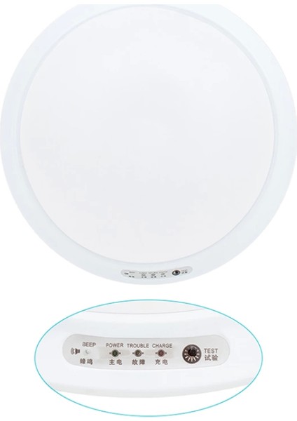 95MM Beyaz 24 Ledli Şarjlı Tavan Lambası (4887)