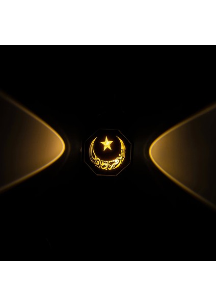 3000K Ayyıldız Hilal Dekoratif LED Duvar Aplik (4887)