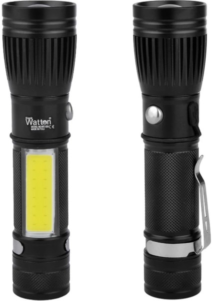Uzun Menzilli El Feneri Mıknatıslı Watton WT-602