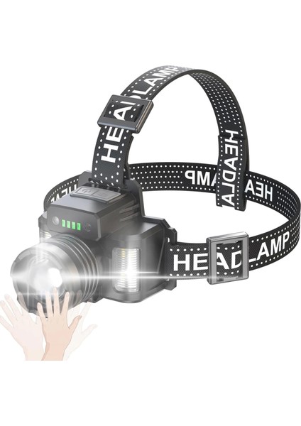 Sensörlü Cree Tg LED Şarjlı Kafa Lambası WT-625