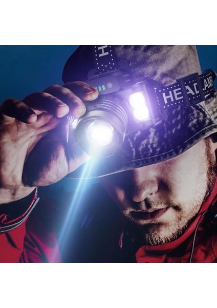 Sensörlü Cree Tg LED Şarjlı Kafa Lambası WT-625