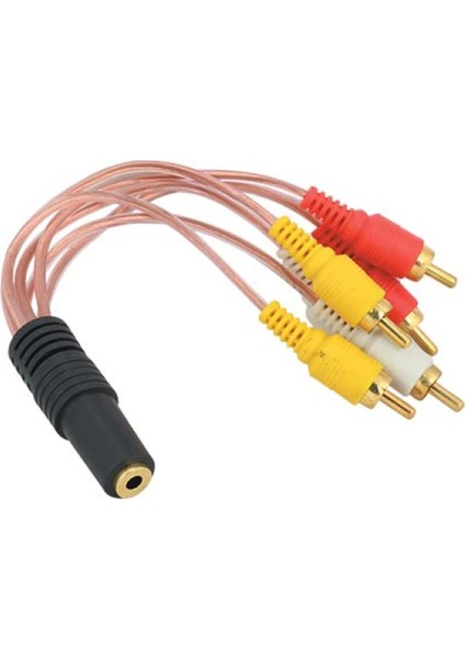3.5 mm St Dişi / 6 Rca Erkek 5+1 Kablo (4887)