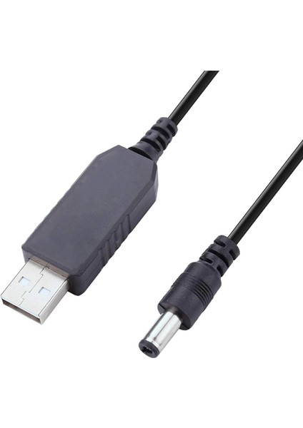 USB To Dc 5.5*2.5 mm Uçlu 9 Volt 1 Amper 5 Voltu-9 Volta Çevirici Adaptör (4887)