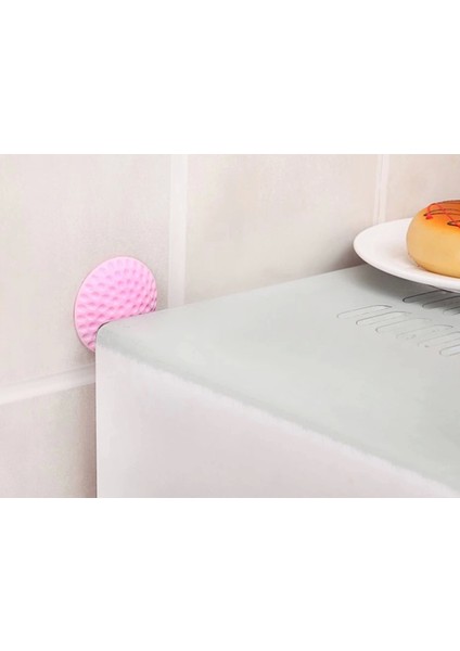 Pratik Çok Amaçlı Silikon Kapı Duvar Koruyucu Tampon 4lü Paket