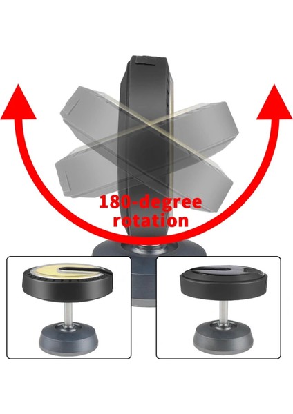 25 Watt USB - Type-C Girişli Cob Ledli Tek Yönlü 180 Derece Solar Çalışma Lambası (4887)