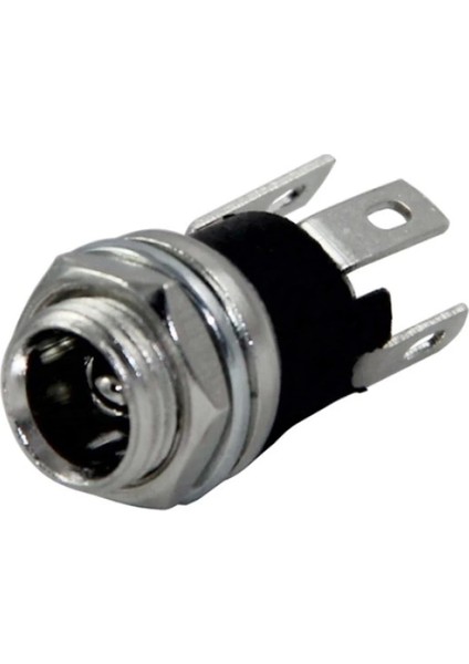 Dc Jak Üstten Somunlu 2.1mm Somunlu Ø8mm (IC-258A) (4887)