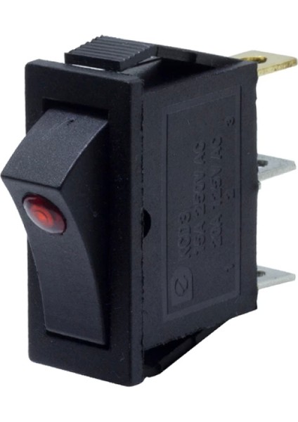 Işıklı Tekli Mercekli Anahtar (IC-113A) (4887)
