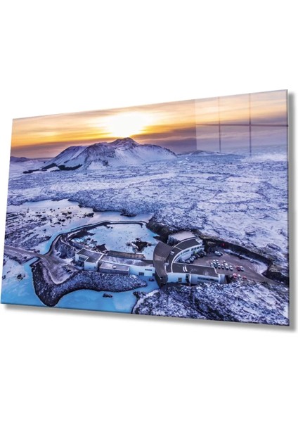 Doğa Manzara Cam Tablo 4mm Dayanıklı Temperli Cam