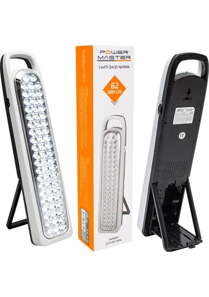 62 Smd Ledli Şarjlı Işıldak YJ-6828A (4887)