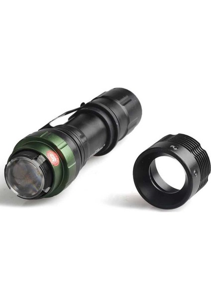 Şarjlı Zoomlu Acil Durum Feneri WT-037