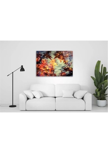 Suda Halkalar Cam Tablo 50 x 70 cm