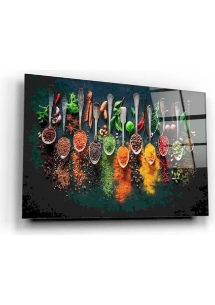 Baharatlar Cam Tablo 50 x 70 cm modelleri