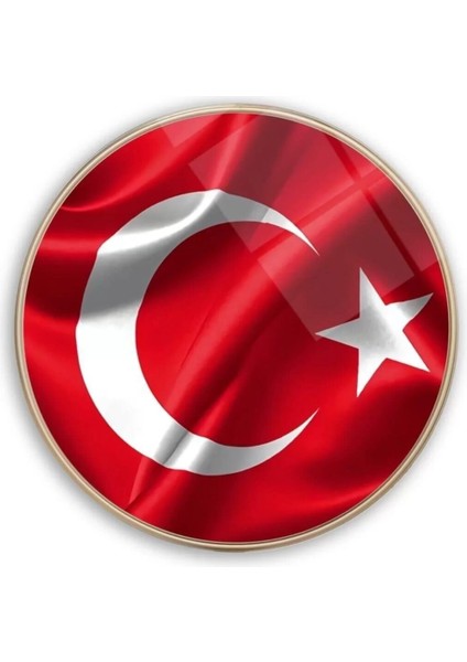 Bayrak Yuvarlak Cam Tablo fiyatları
