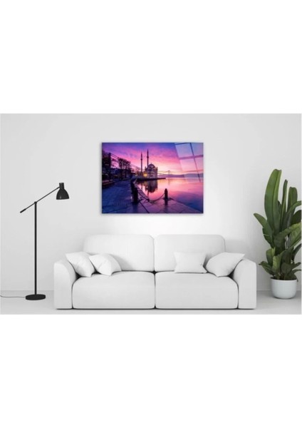 Istanbul Manzara Cam Tablo 50 x 70 cm
