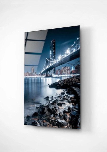 Manhattan Bridge, New York Cam Tablo 70 x 110