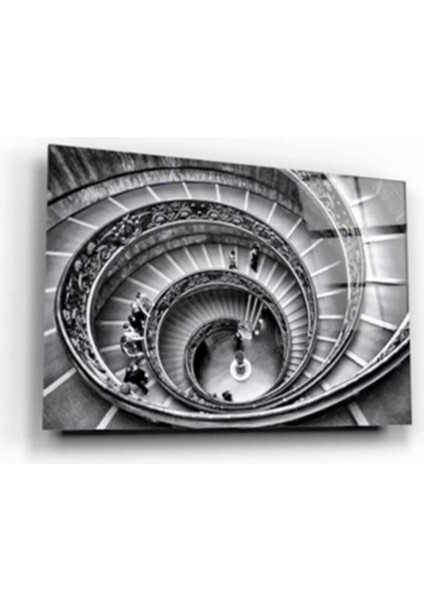 Spiral Merdivenler Cam Tablo