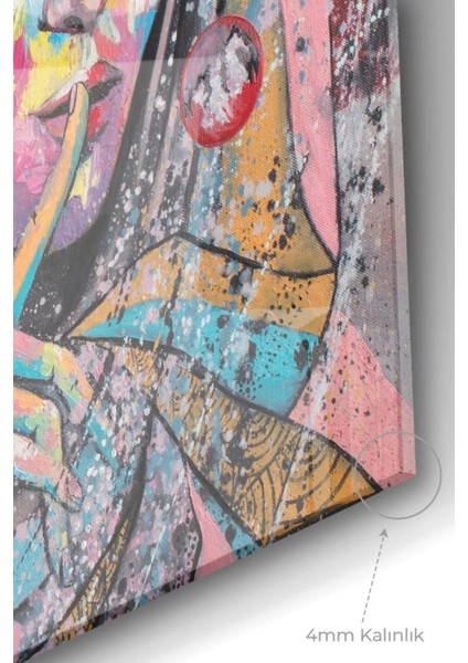 Sanatsal Kadın Çizim | Sanat Temalı Cam Tablo | 50 x 70 cm modelleri