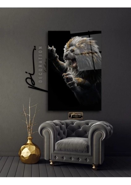 Aslan Cam Tablo