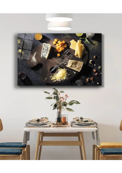 Marsilyan- Peynir Tabağı Mutfak Cam Tablo Cheese Plate Kitchen