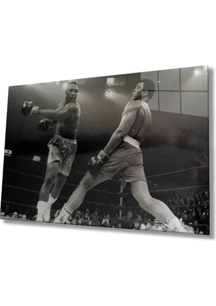 Marsilyan- Siyah Beyaz Insan Fotoğrafları Muhammet Ali Cam Tablo Muhammet Ali